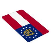 Georgienflagge Magnet (Rechte Seite)