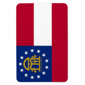 Georgienflagge Magnet (Vertikal)