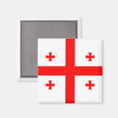 Georgienflagge Magnet (Vorderseite/Rückseite)