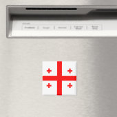 Georgienflagge Magnet (In Situ (Geschirrspüler))