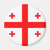 Georgienflagge Magnet (Vorne)