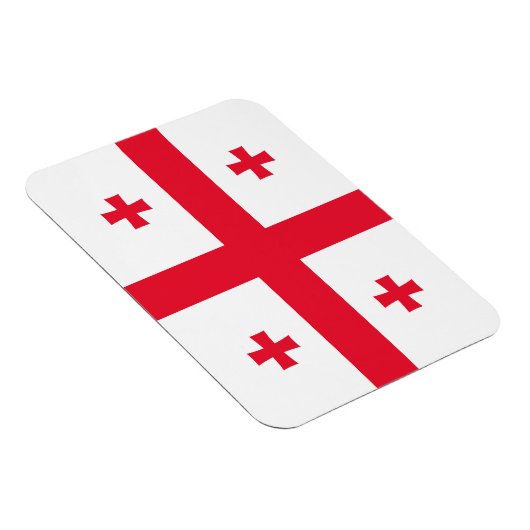 Georgienflagge Magnet (Rechte Seite)