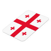 Georgienflagge Magnet (Linke Seite)