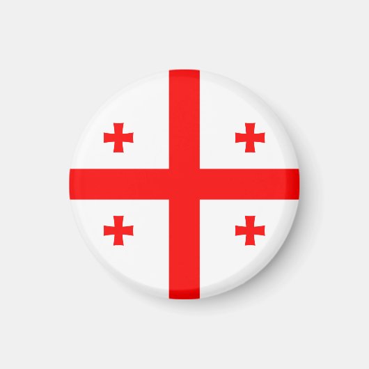 Georgienflagge Magnet (Vorne)