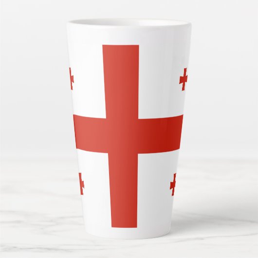 Georgienflagge Milchtasse (Vorderseite)
