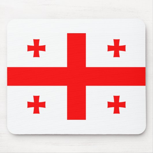 Georgienflagge Mousepad (Vorne)
