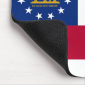 Georgienflagge Mousepad (Ecke)