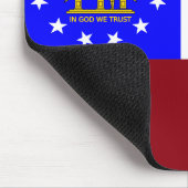 Georgienflagge Mousepad (Ecke)