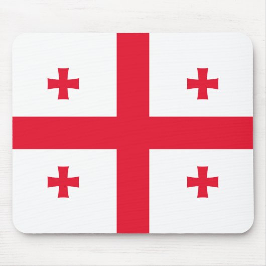 Georgienflagge Mousepad (Vorne)