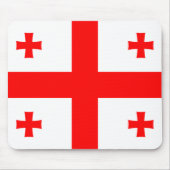Georgienflagge Mousepad (Vorne)