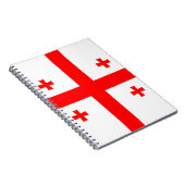 Georgienflagge Notizblock (Rechte Seite)