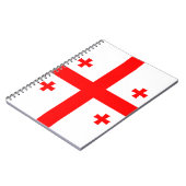 Georgienflagge Notizblock (Linke Seite)
