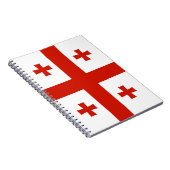 Georgienflagge Notizblock (Rechte Seite)