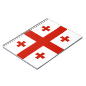 Georgienflagge Notizblock (Linke Seite)