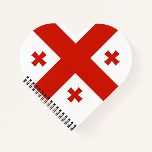 Georgienflagge Notizblock (Vorderseite)
