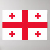 Georgienflagge Poster (Vorne)