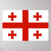Georgienflagge Poster (Vorne)