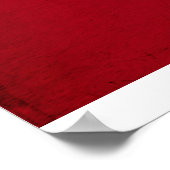 Georgienflagge Poster (Ecke)