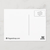 Georgienflagge Postkarte (Rückseite)