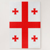 Georgienflagge Puzzle (Vertikal)