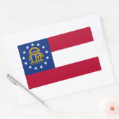Georgienflagge Rechteckheber Rechteckiger Aufkleber (Umschlag)
