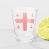 Georgienflagge Schnapsglas (Rückseite)