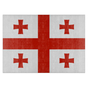 Georgienflagge Schneidebrett