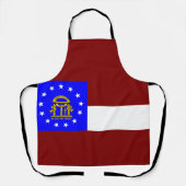 Georgienflagge Schürze (Vorderseite)