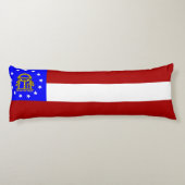 Georgienflagge Seitenschläferkissen (Rückseite)