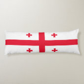 Georgienflagge Seitenschläferkissen (Rückseite)