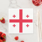 Georgienflagge Serviette (Beispiel)