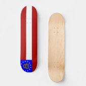 Georgienflagge Skateboard (Vorderseite)