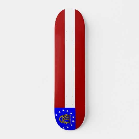 Georgienflagge Skateboard (Vorne)