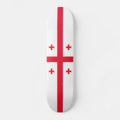 Georgienflagge Skateboard (Vorderseite)