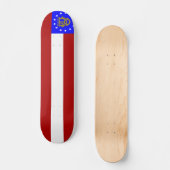 Georgienflagge Skateboard (Vorderseite)