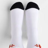 Georgienflagge Socken (Oben)