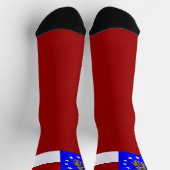 Georgienflagge Socken (Oben)
