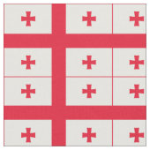 Georgienflagge Stoff (Nahaufnahme)