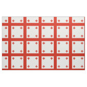Georgienflagge Stoff (Fat Quarter (45,7 x 55,9 cm))