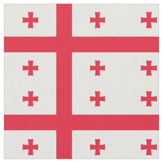 Georgienflagge Stoff (Nahaufnahme)