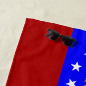 Georgienflagge Strandtuch (Beispiel)