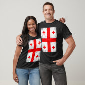 Georgienflagge T-Shirt (Unisex)