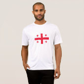 Georgienflagge T-Shirt (Vorne ganz)