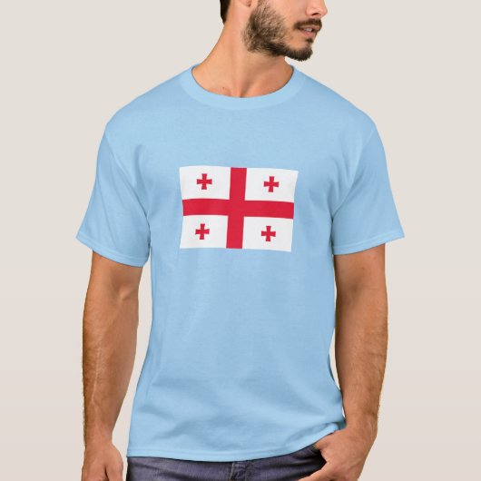Georgienflagge T-Shirt (Vorderseite)