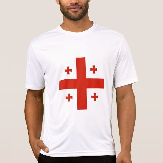 Georgienflagge T-Shirt (Vorderseite)
