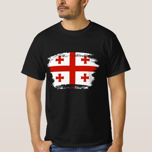 Georgienflagge T-Shirt (Vorderseite)