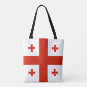 Georgienflagge Tasche (Rückseite)