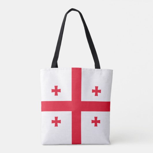 Georgienflagge Tasche (Rückseite)