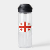Georgienflagge Trinkflasche (Rückseite)