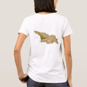 Georgienflagge und georgischer T - Shirt (Rückseite)